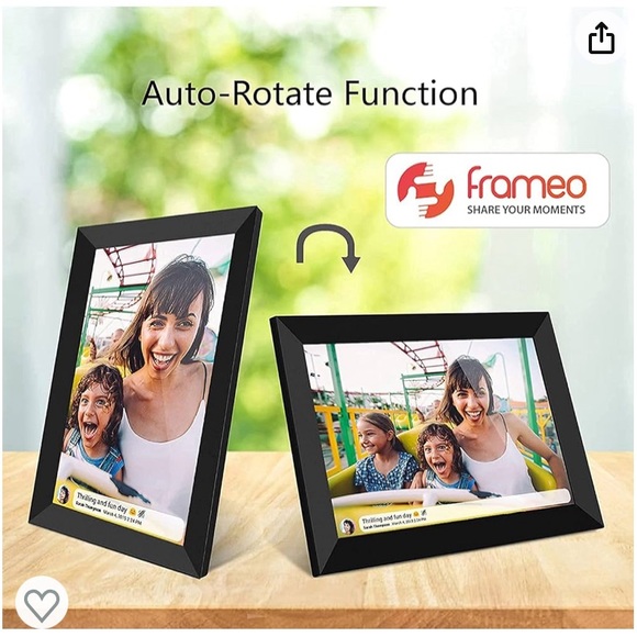 Frameo WI-FI DIGITAL 8” PHOTO FRAME with touch screen features - Picture 2 of 7